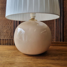 Load image into Gallery viewer, VINTAGE CERAMIC BALL LAMP. JAPANDI STYLE.
