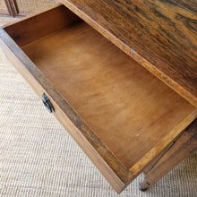 Load image into Gallery viewer, VINTAGE OAK BEDSIDE CABINET / POT CUPBOARD / HALL CUPBOARD / LAMP TABLE
