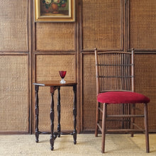 Load image into Gallery viewer, VINTAGE SOLID MAHOGANY FOLDING GATELEG DROP LEAF SIDE WINE TABLE
