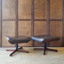 Load image into Gallery viewer, TWO VINTAGE TESSA T21 LEATHER OTTOMANS. PRICE IS EACH.
