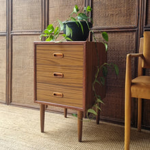 Load image into Gallery viewer, VINTAGE ALROB BEDSIDE DRAWERS. ONE ONLY.
