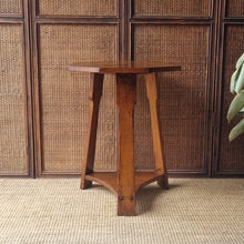 Load image into Gallery viewer, ARTS &amp; CRAFTS PLANT STAND SIDE TABLE
