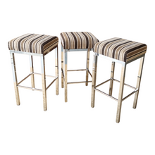 Load image into Gallery viewer, VINTAGE SET OF 3 KENDALL STOOLS IN IMMACULATE CONDITION

