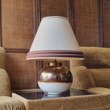 Load image into Gallery viewer, OVERSIZED VINTAGE 1970s HOLLYWOOD REGENCY LAMP
