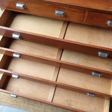 Load image into Gallery viewer, VINTAGE MID CENTURY ARCHITECT'S DRAFTSMAN PLAN / MAP DRAWERS
