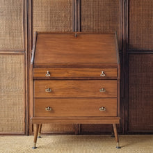 Load image into Gallery viewer, MID CENTURY CURRIE FURNITURE SECRETAIRE WRITER'S DESK BUREAU
