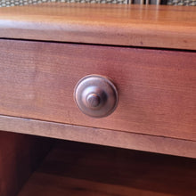 Load image into Gallery viewer, VINTAGE SOLID MYRTLE WOOD BEDSIDE TABLE
