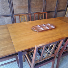 Load image into Gallery viewer, VINTAGE MID CENTURY 7 PIECE DINING SETTING BY AVALON FURNITURE
