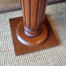 Load image into Gallery viewer, VINTAGE FLUTED TIMBER PEDESTAL STAND
