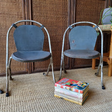Load image into Gallery viewer, SET OF 3 VINTAGE SEBEL STAK-A-BYE CHILDREN'S CHAIRS
