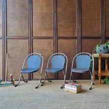 Load image into Gallery viewer, SET OF 3 VINTAGE SEBEL STAK-A-BYE CHILDREN'S CHAIRS
