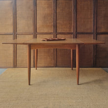 Load image into Gallery viewer, VINTAGE MID CENTURY EXTENDABLE DINING TABLE BY CHATLEY
