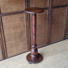 Load image into Gallery viewer, VINTAGE JACOBEAN/ARTS &amp; CRAFTS PEDESTAL STAND
