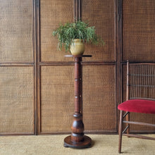 Load image into Gallery viewer, VINTAGE JACOBEAN/ARTS &amp; CRAFTS PEDESTAL STAND
