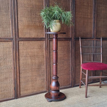 Load image into Gallery viewer, VINTAGE JACOBEAN/ARTS &amp; CRAFTS PEDESTAL STAND
