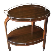 Load image into Gallery viewer, ART DECO STREAMLINE DRINKS TROLLEY
