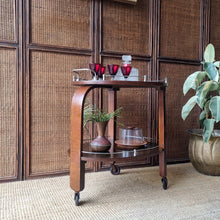 Load image into Gallery viewer, ART DECO STREAMLINE DRINKS TROLLEY
