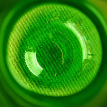 Load image into Gallery viewer, VINTAGE ITALIAN EMERALD GREEN GLASS ONION DEMIJOHNS.
