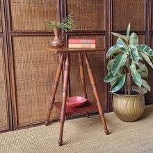 Load image into Gallery viewer, VINTAGE ACCENT TABLE PLANT STAND
