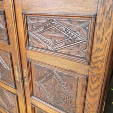 Load image into Gallery viewer, ANTIQUE ENGLISH ARTS &amp; CRAFTS CABINET
