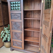 Load image into Gallery viewer, ANTIQUE ENGLISH ARTS &amp; CRAFTS CABINET
