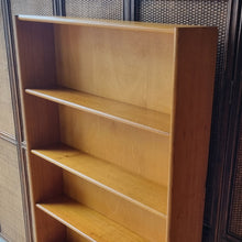 Load image into Gallery viewer, MID CENTURY SOLID HARDWOOD BOOKCASE
