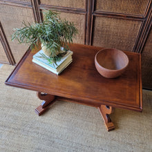 Load image into Gallery viewer, VINTAGE DUTCH MONASTERY STYLE GOTHIC REVIVAL OAK COFFEE TABLE
