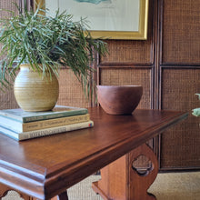 Load image into Gallery viewer, VINTAGE DUTCH MONASTERY STYLE GOTHIC REVIVAL OAK COFFEE TABLE
