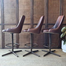 Load image into Gallery viewer, SET OF 3 KENDALL KITCHEN COUNTER SWIVEL STOOLS
