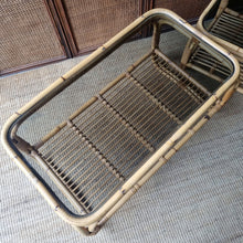 Load image into Gallery viewer, VINTAGE CANE &amp; RATTAN COFFEE TABLE
