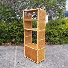 Load image into Gallery viewer, VINTAGE CANE &amp; RATTAN DISPLAY CABINET
