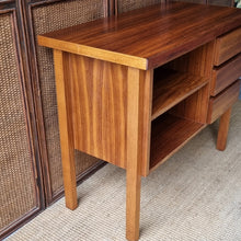 Load image into Gallery viewer, SMALL VINTAGE TEAK CABINET / MEDIA UNIT
