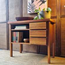 Load image into Gallery viewer, SMALL VINTAGE TEAK CABINET / MEDIA UNIT
