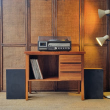 Load image into Gallery viewer, SMALL VINTAGE TEAK CABINET / MEDIA UNIT
