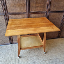 Load image into Gallery viewer, VINTAGE RODD &amp; PHILIPP MID CENTURY DROP LEAF DRINKS CART TROLLEY
