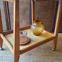 Load image into Gallery viewer, VINTAGE RODD &amp; PHILIPP MID CENTURY DROP LEAF DRINKS CART TROLLEY
