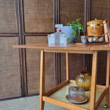 Load image into Gallery viewer, VINTAGE RODD &amp; PHILIPP MID CENTURY DROP LEAF DRINKS CART TROLLEY
