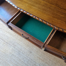 Load image into Gallery viewer, VINTAGE JACOBEAN REVIVAL OAK SIDEBOARD / BUFFET
