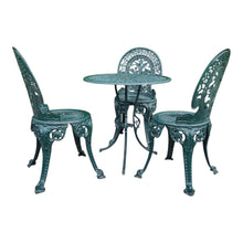 Load image into Gallery viewer, VINTAGE CAST IRON 4 PIECE PATIO SETTING
