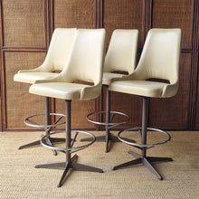 Load image into Gallery viewer, SET OF 4 KENDALL KITCHEN COUNTER SWIVEL STOOLS
