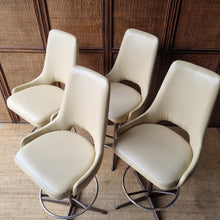 Load image into Gallery viewer, SET OF 4 KENDALL KITCHEN COUNTER SWIVEL STOOLS
