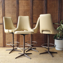 Load image into Gallery viewer, SET OF 4 KENDALL KITCHEN COUNTER SWIVEL STOOLS
