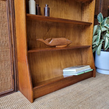 Load image into Gallery viewer, MID CENTURY SOLID HARDWOOD BOOKCASE
