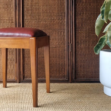 Load image into Gallery viewer, MID CENTURY VINTAGE VANITY / STORAGE STOOL
