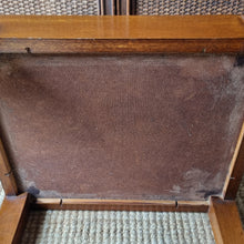 Load image into Gallery viewer, MID CENTURY VINTAGE VANITY / STORAGE STOOL
