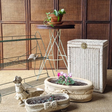Load image into Gallery viewer, UPCYCLED RUSTIC TABLE PLANT STAND
