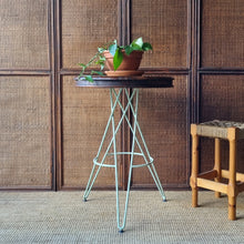 Load image into Gallery viewer, UPCYCLED RUSTIC TABLE PLANT STAND
