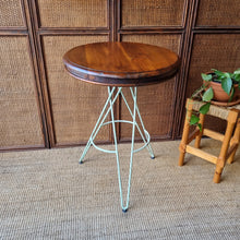 Load image into Gallery viewer, UPCYCLED RUSTIC TABLE PLANT STAND
