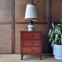 Load image into Gallery viewer, MID CENTURY VINTAGE HERITAGE FOR MYER BEDSIDE DRAWERS

