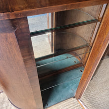 Load image into Gallery viewer, 1930s ART DECO DEMI-LUNE COCKTAIL CABINET
